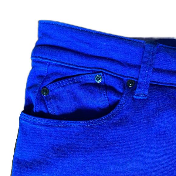 Chico's The Platinum Jegging Womens Size 0.5 Belladonna Blue Cotton - Picture 5 of 10